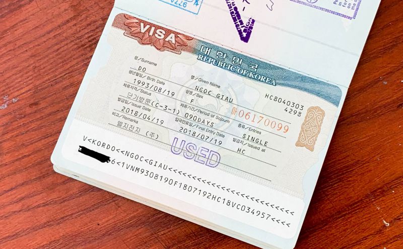 Visa e74 liên kết việt hàn