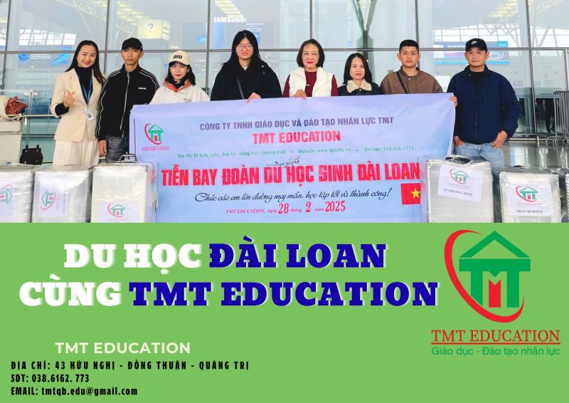 DU HỌC Đ&Agrave;I LOAN C&Ugrave;NG TMT EDUCATION