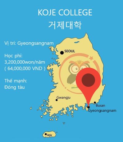 Trường Cao đẳng Koje  - 어느 대학